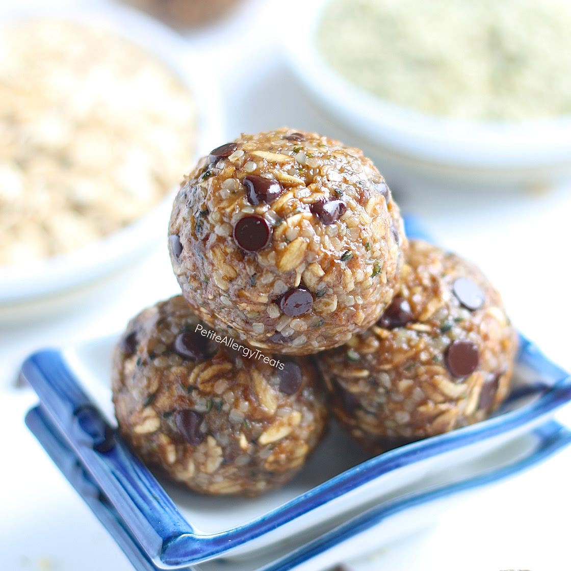 Gluten Free Banana Oat Protein Energy Balls