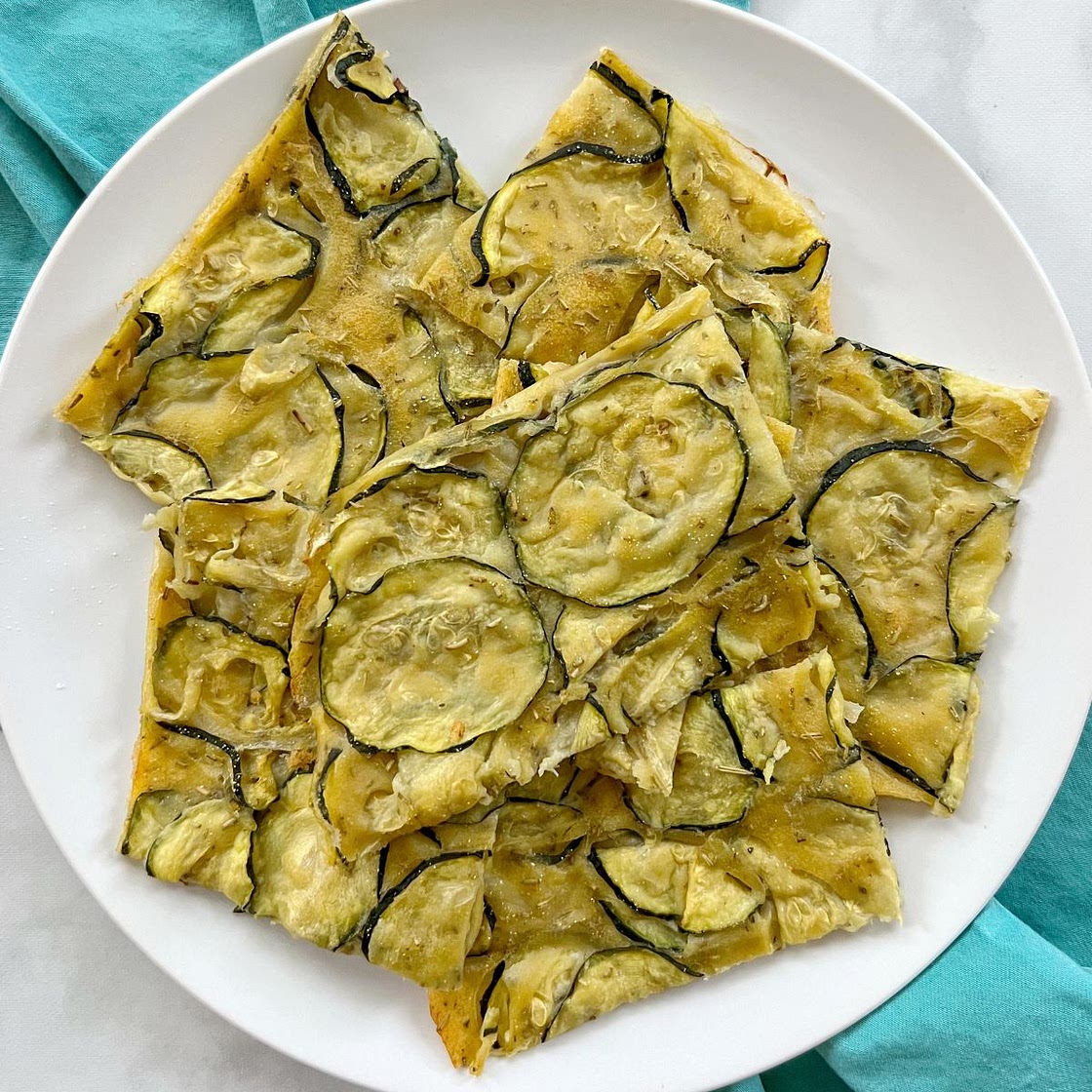 Vegan Zucchini Scarpaccia