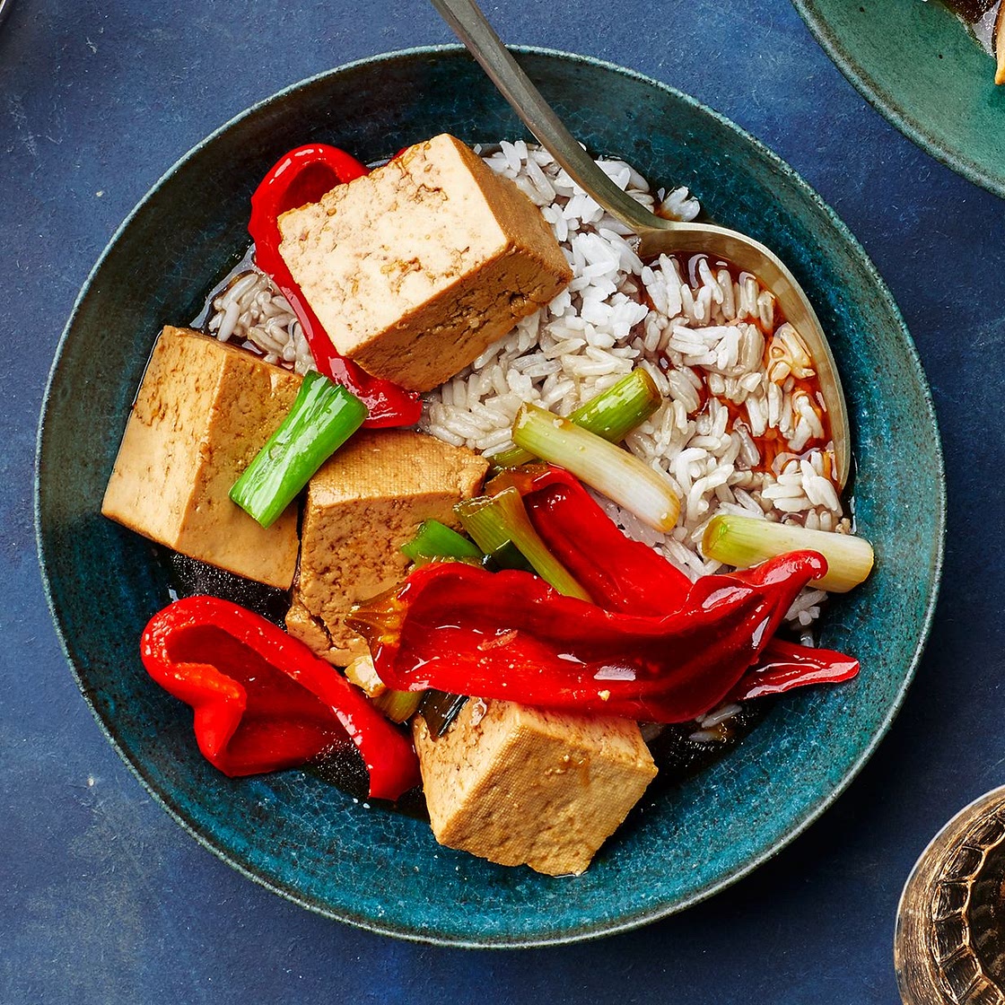 Braised Tofu and Chiles