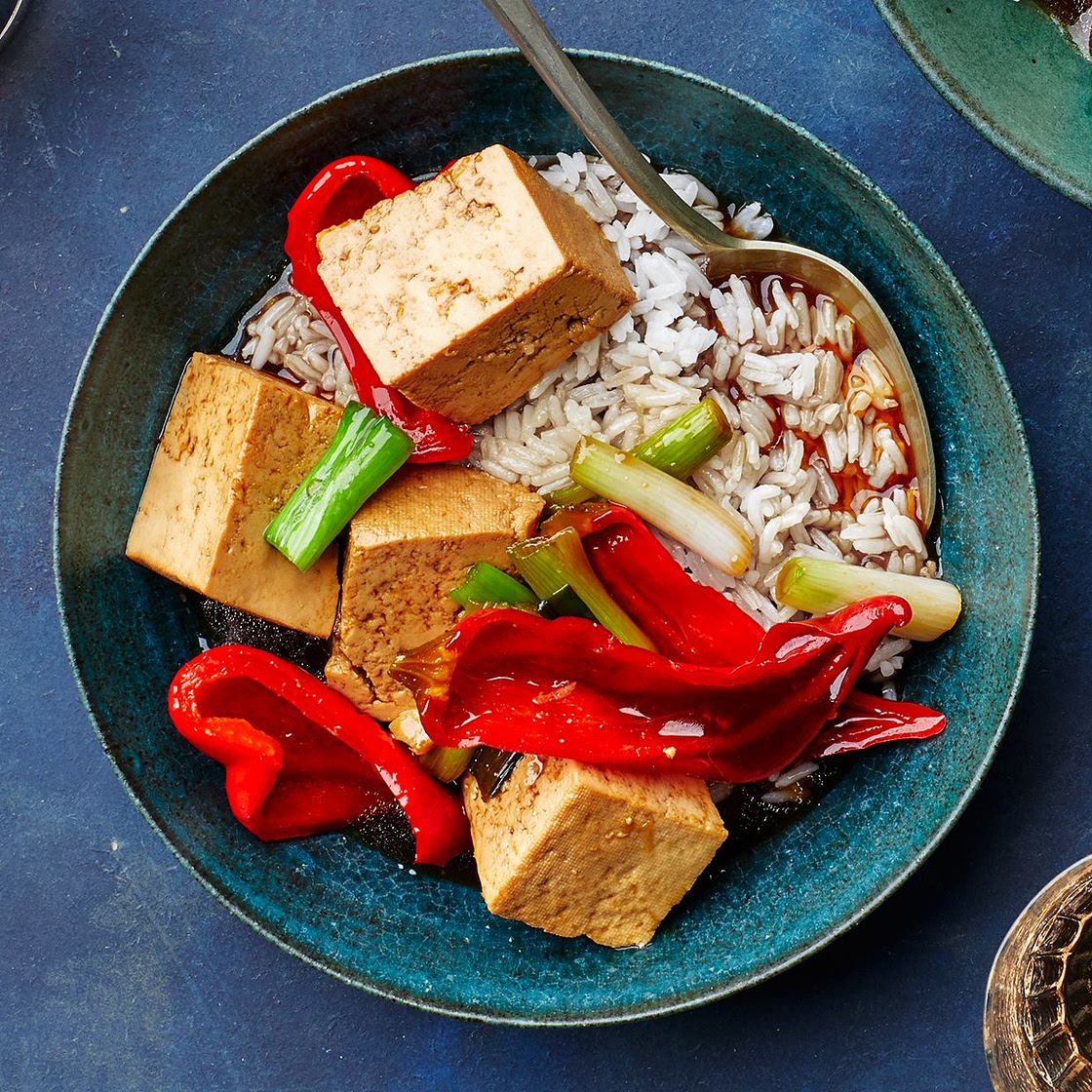 Braised Tofu and Chiles