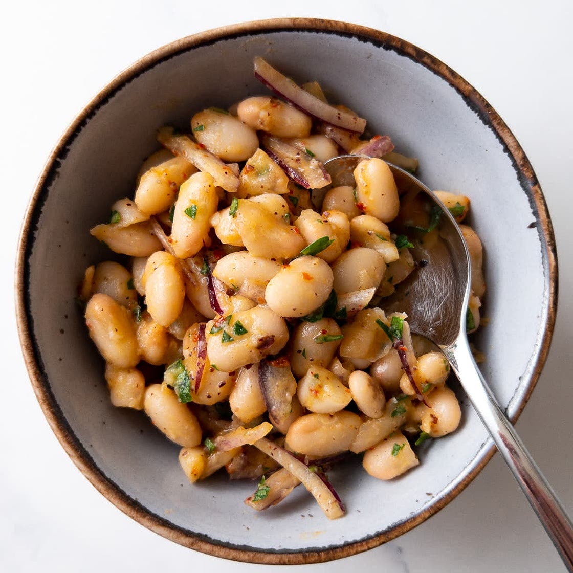 Turkish White Bean Salad