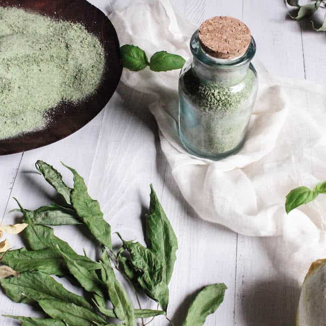 Fresh Basil & Lemon Herbed Sea Salt