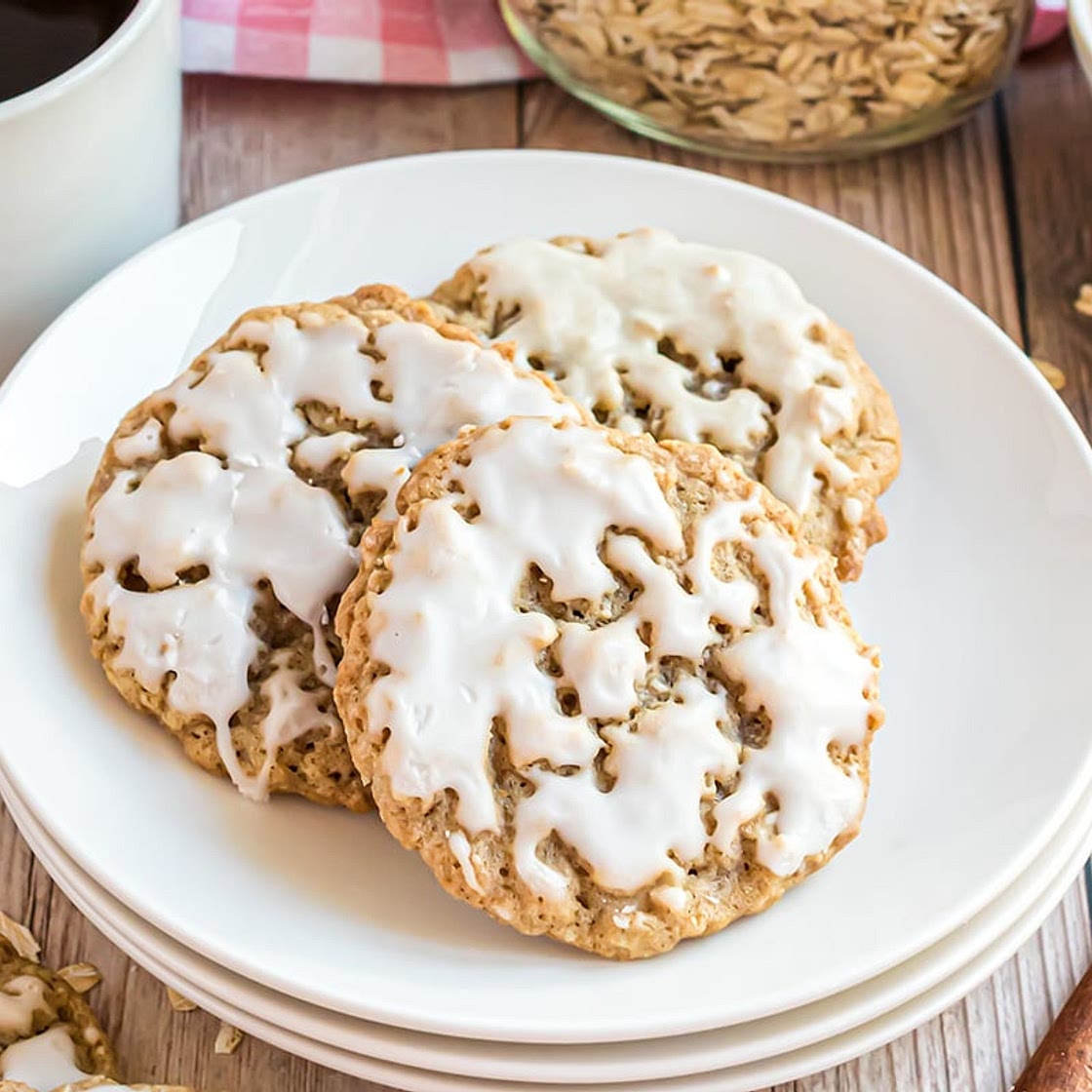 Maple Iced Oatmeal Cookie Recipe