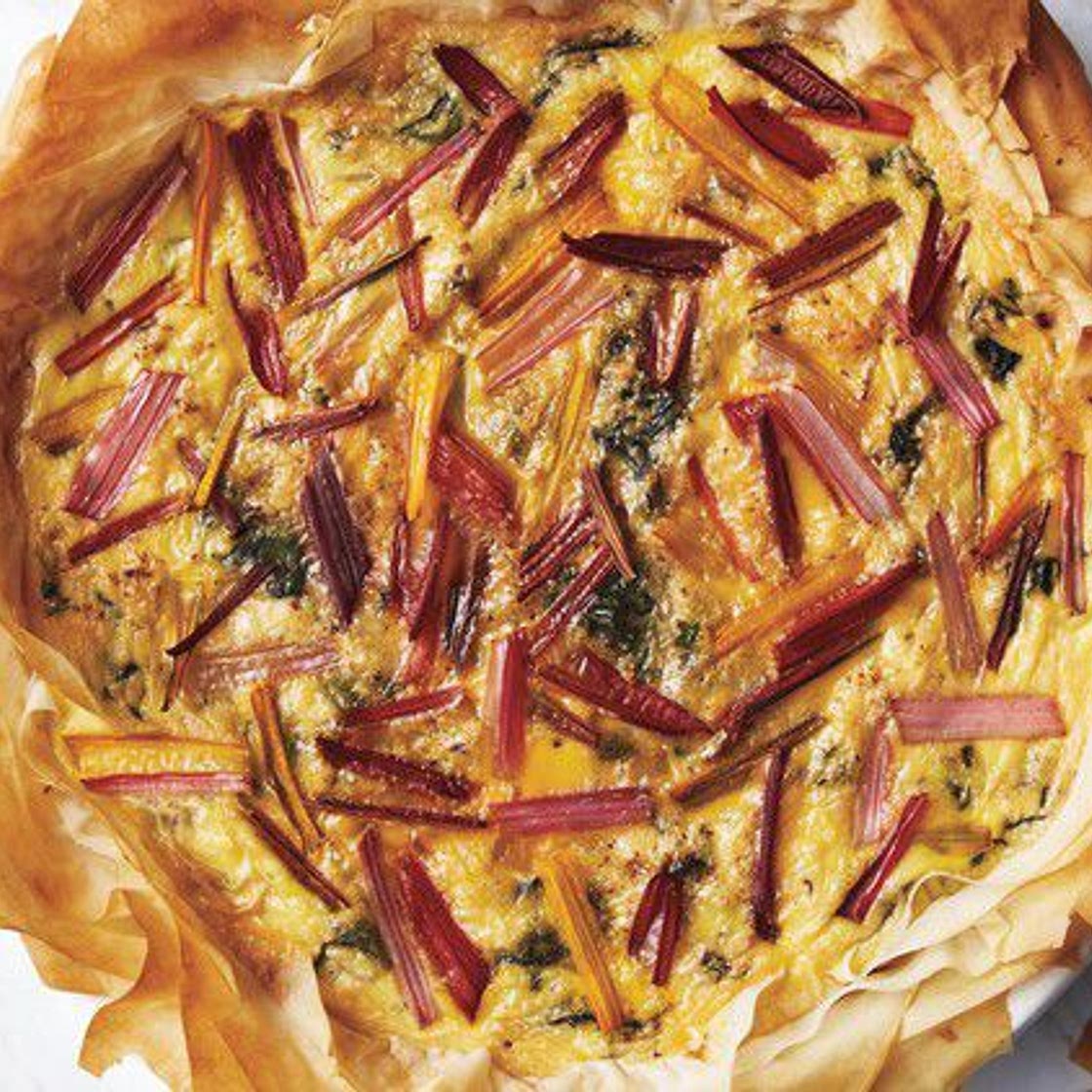 Rainbow-Chard Quiche