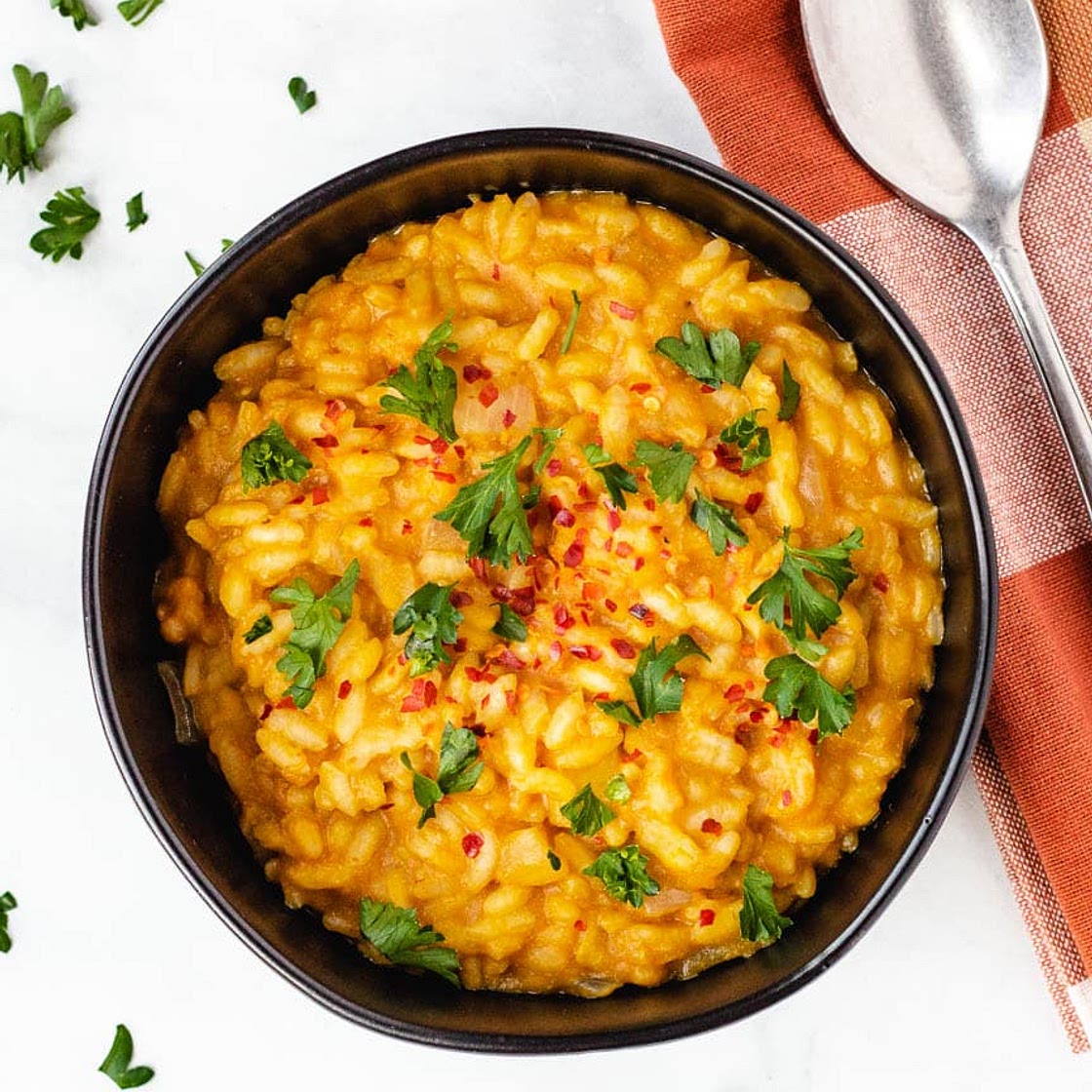 Vegan Pumpkin Risotto