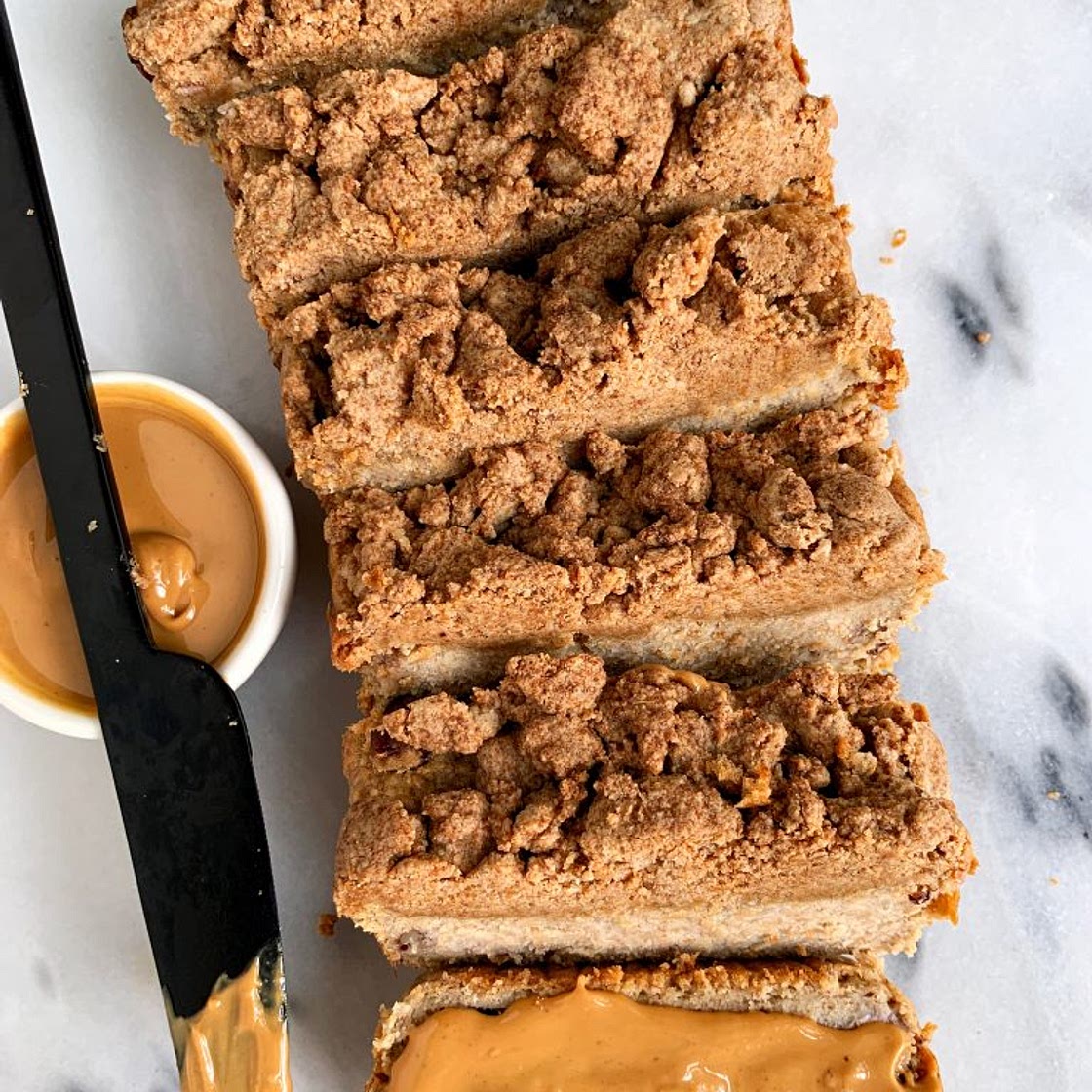 The Dreamiest Vegan Banana Bread Crumb Cake