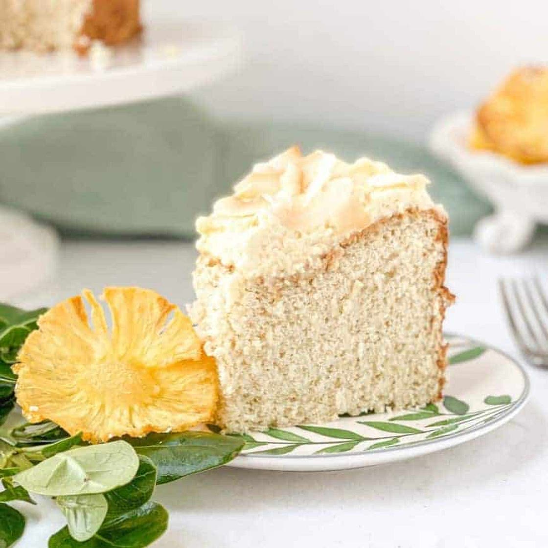 Tropical Angel Food Cake
