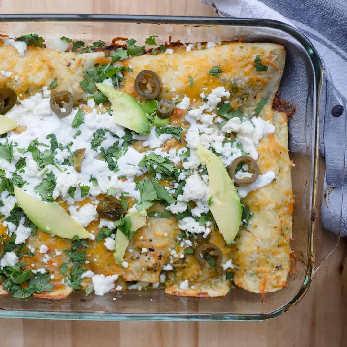 Jalapeño Popper Chicken Enchilada Recipe