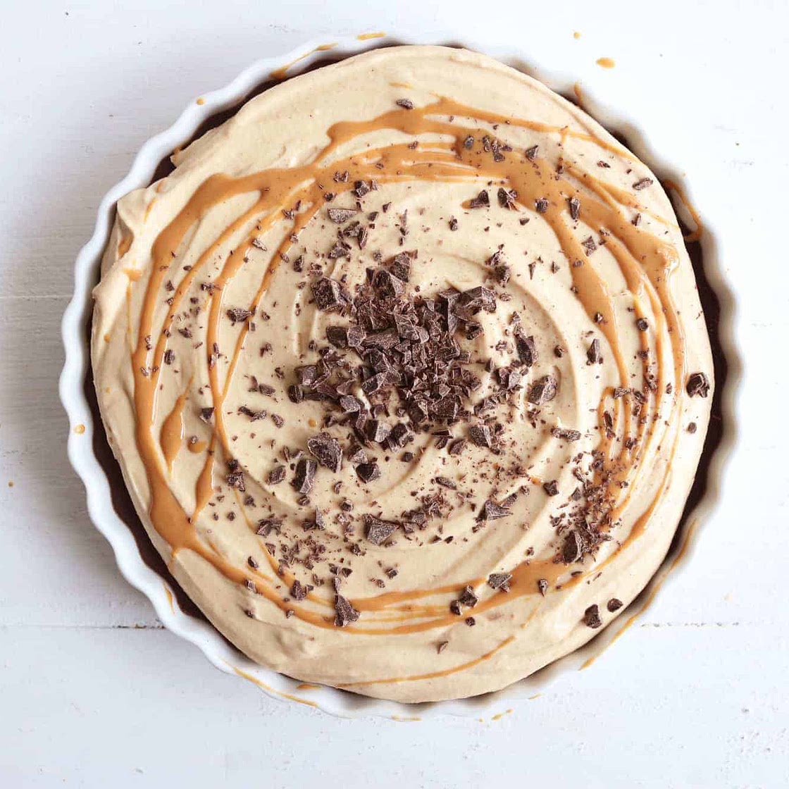 20-Min Chocolate Peanut Butter Pie