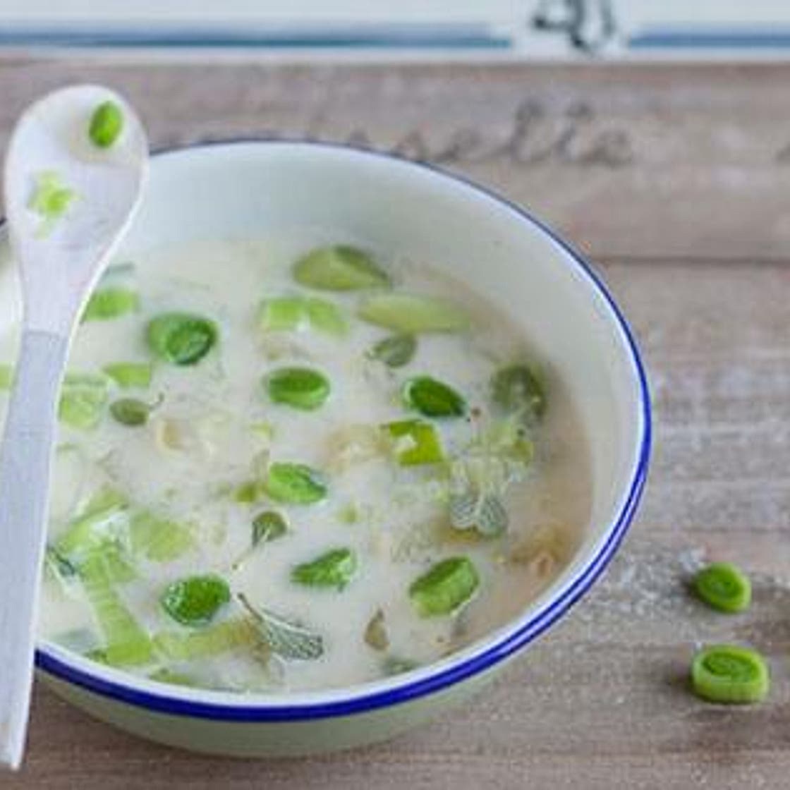 Celeriac and Leek Soup
