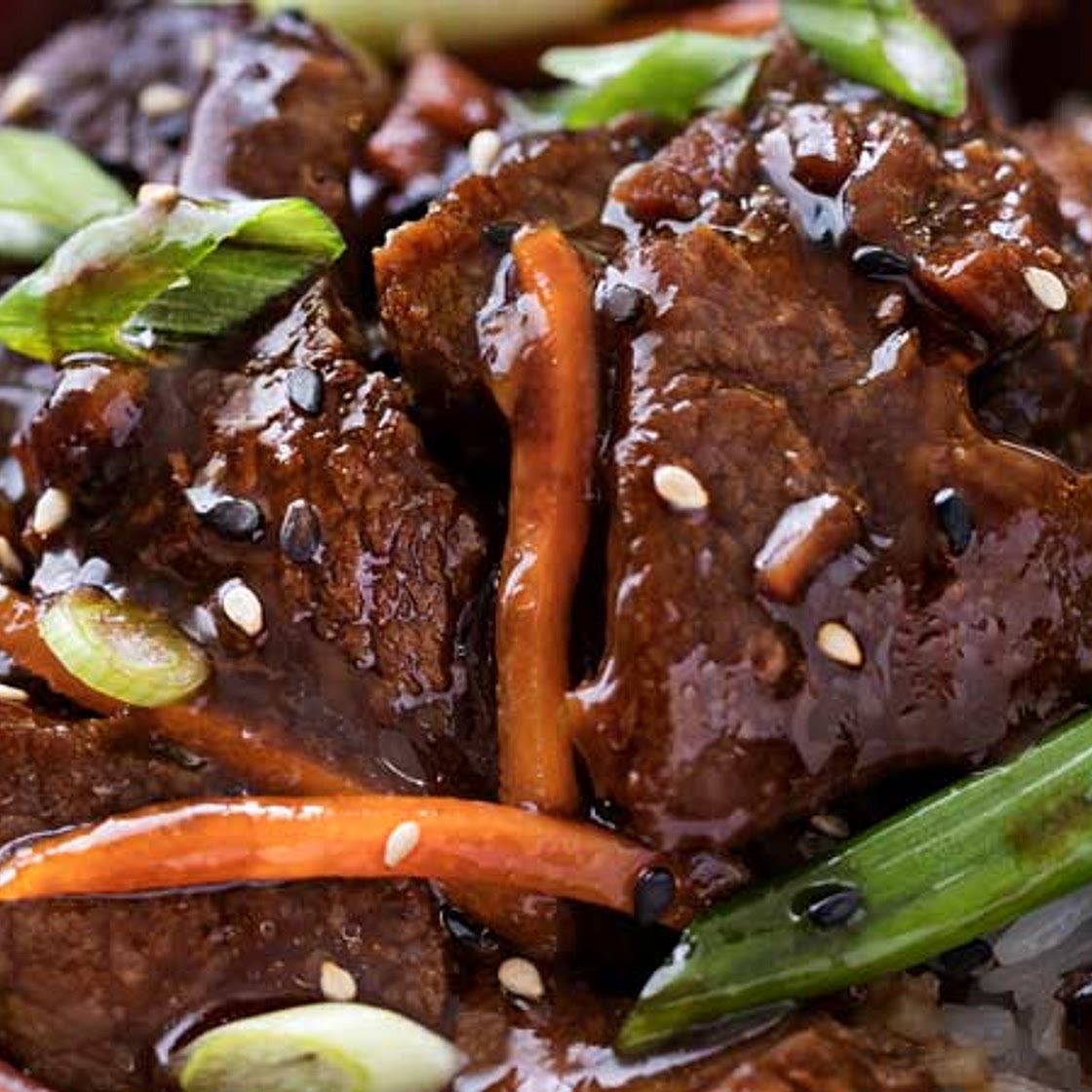 Easy Slow Cooker Mongolian Beef Recipe