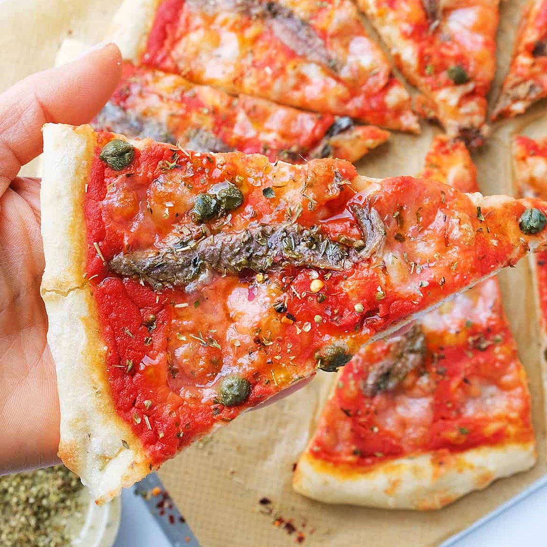 Italian Anchovy pizza