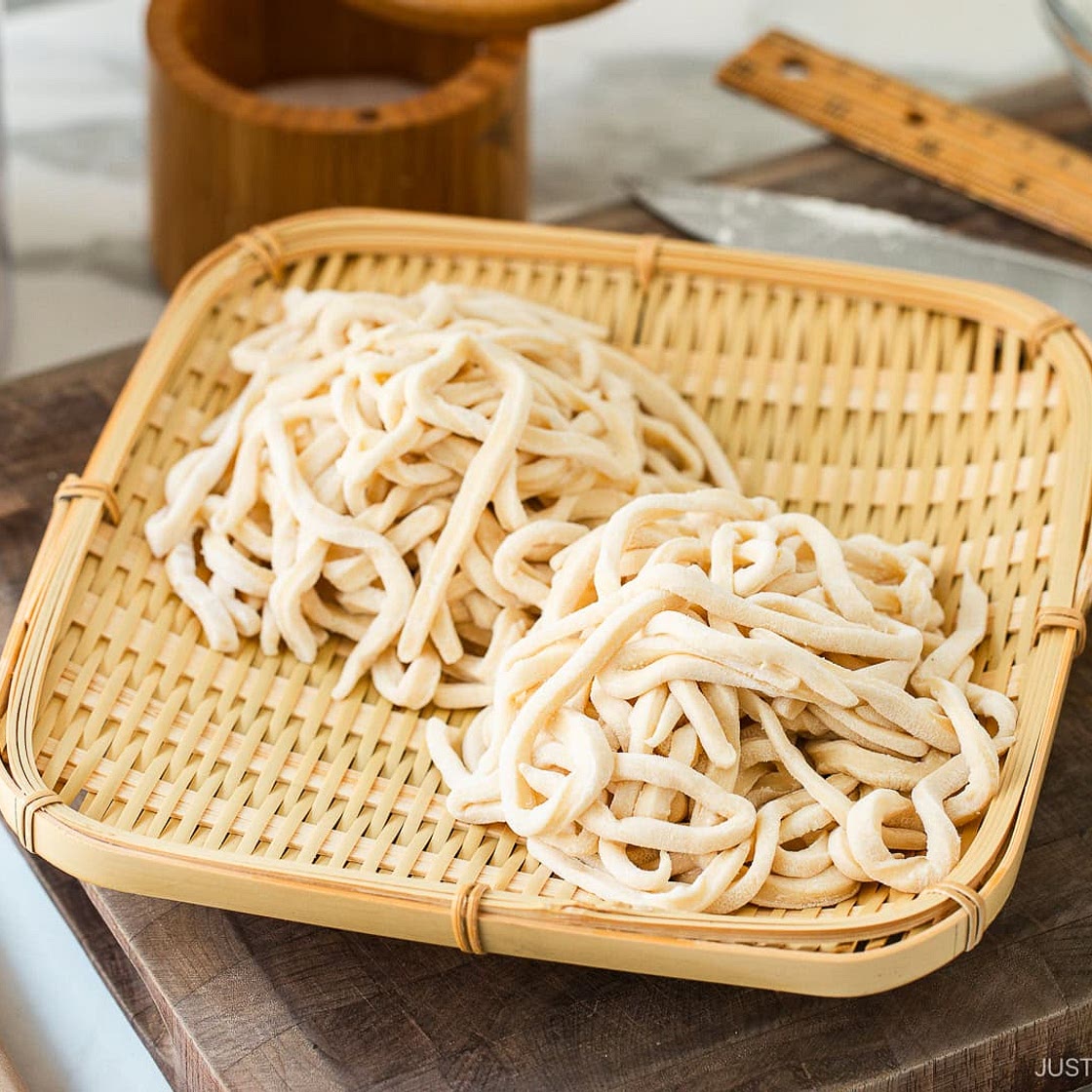 Homemade Udon Noodles