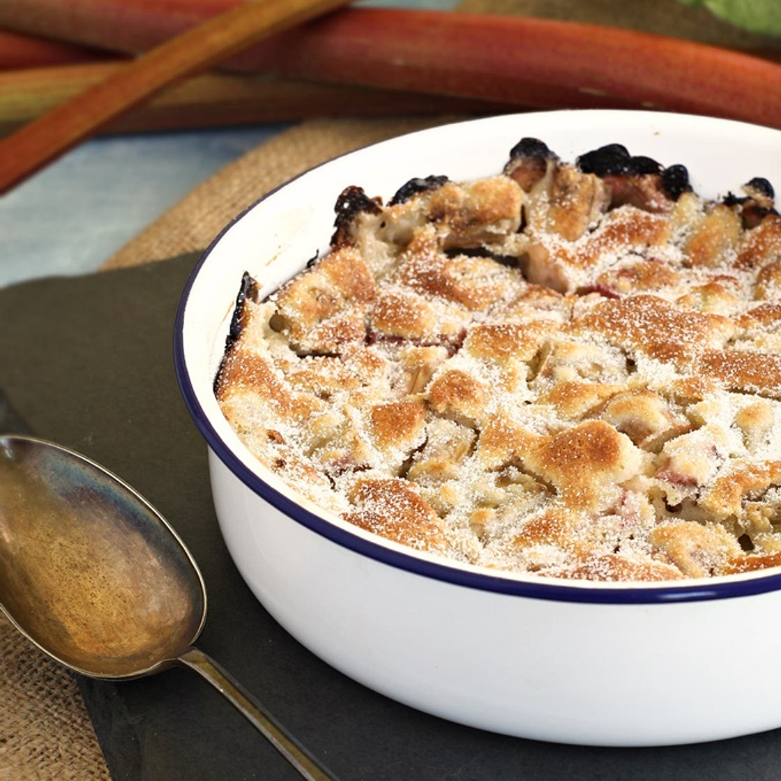 Rhubarb Pudding
