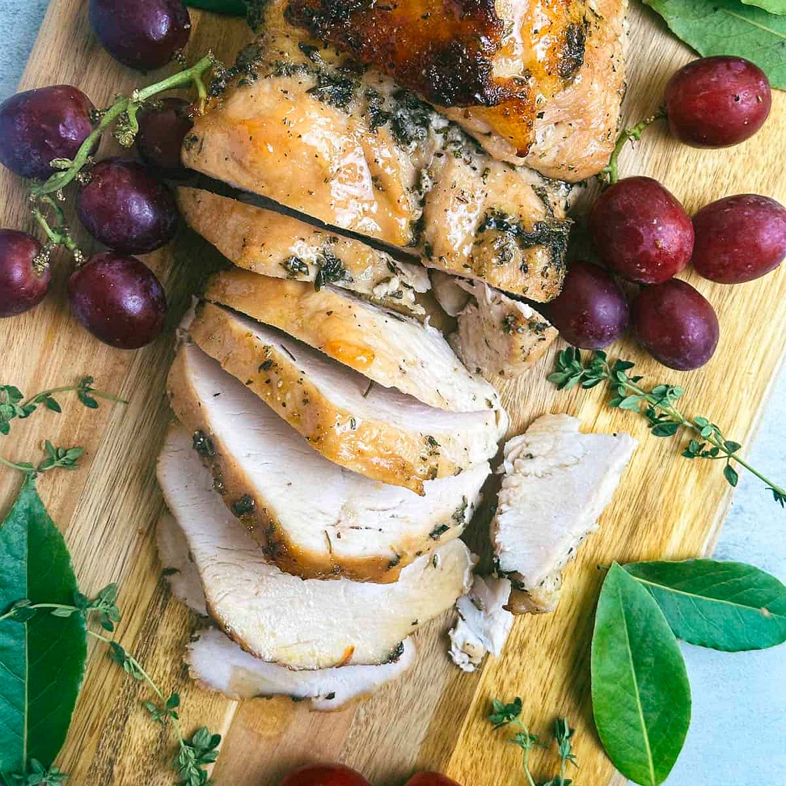 Maple Bourbon Glazed Turkey Breast