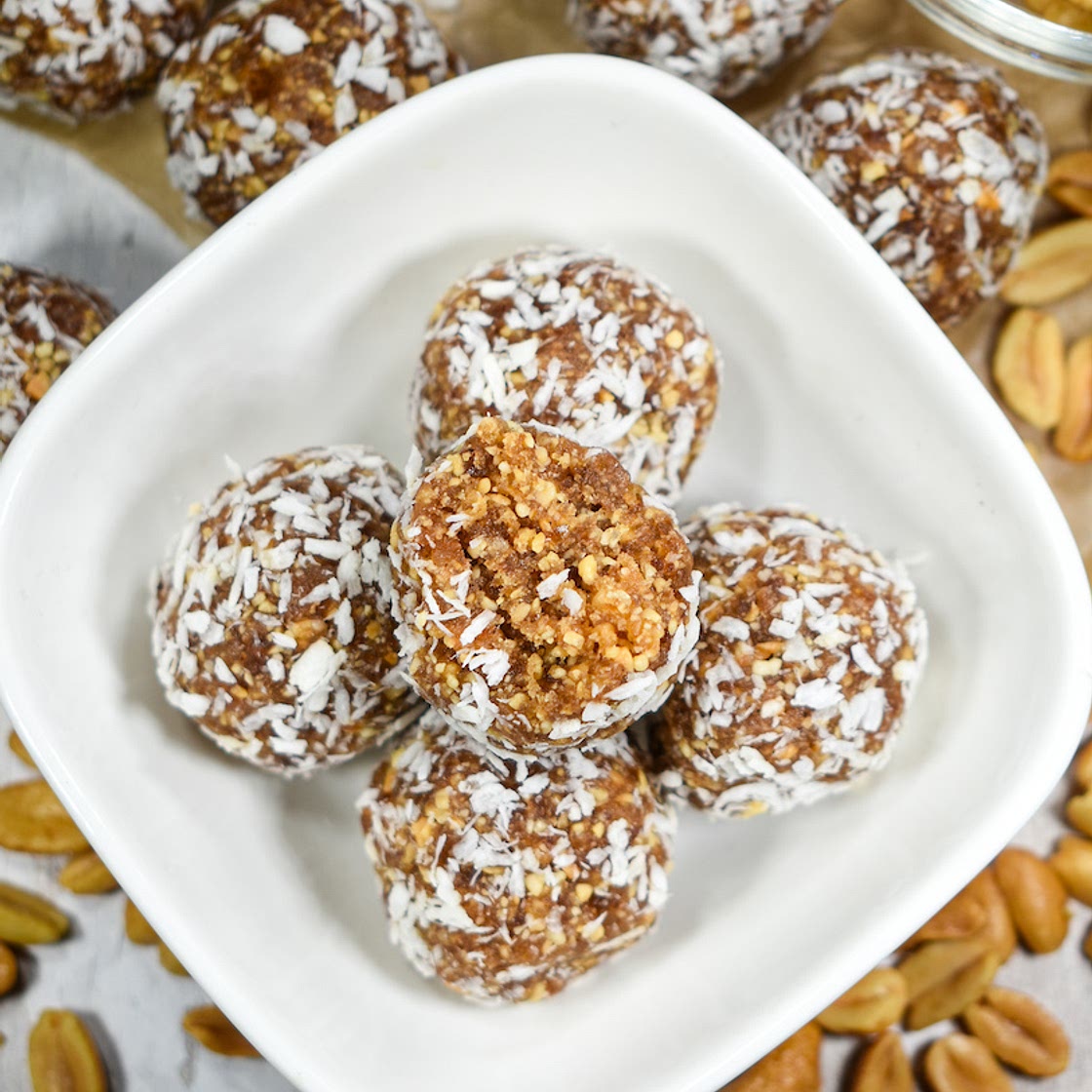 Coconut Date Balls