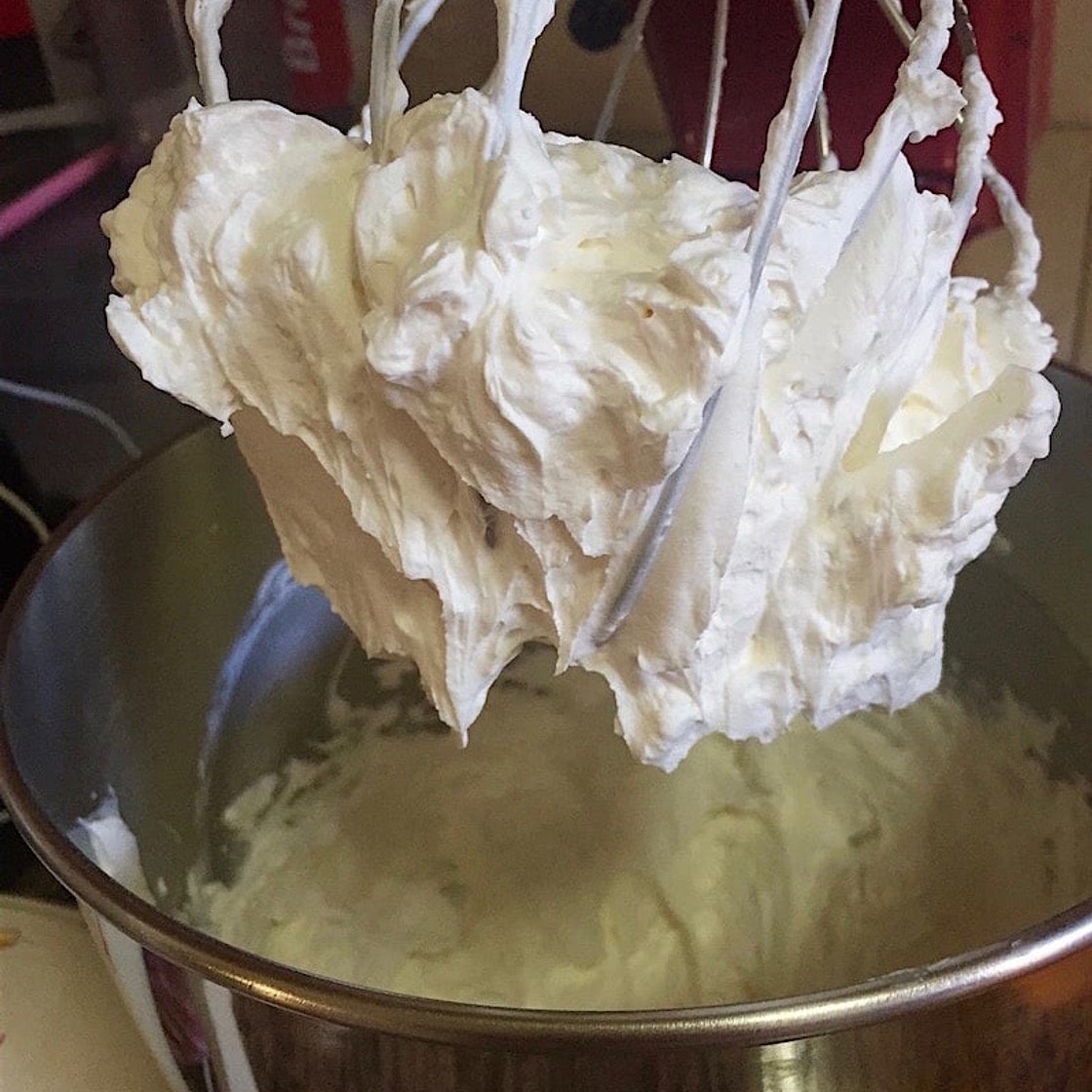 Creme chantilly au mascarpone inratable