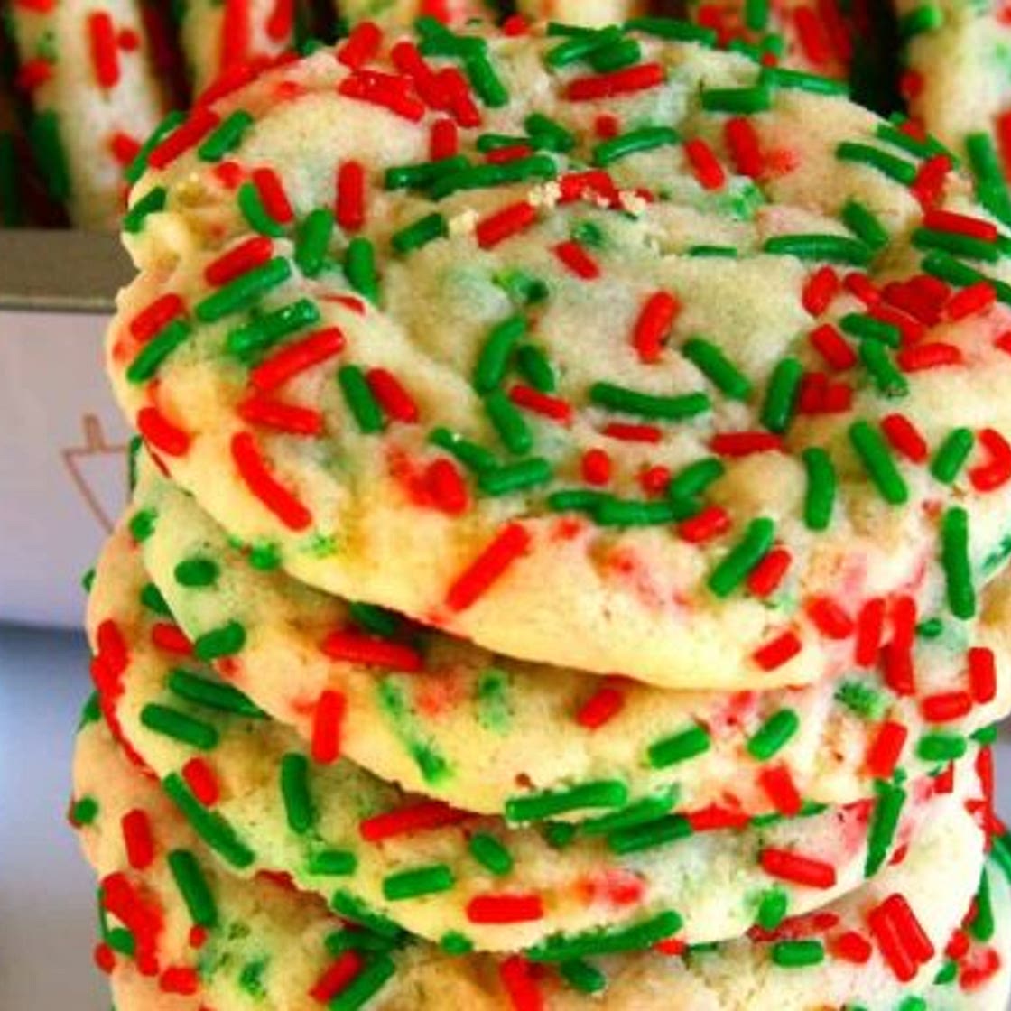 Christmas Confetti Cookies