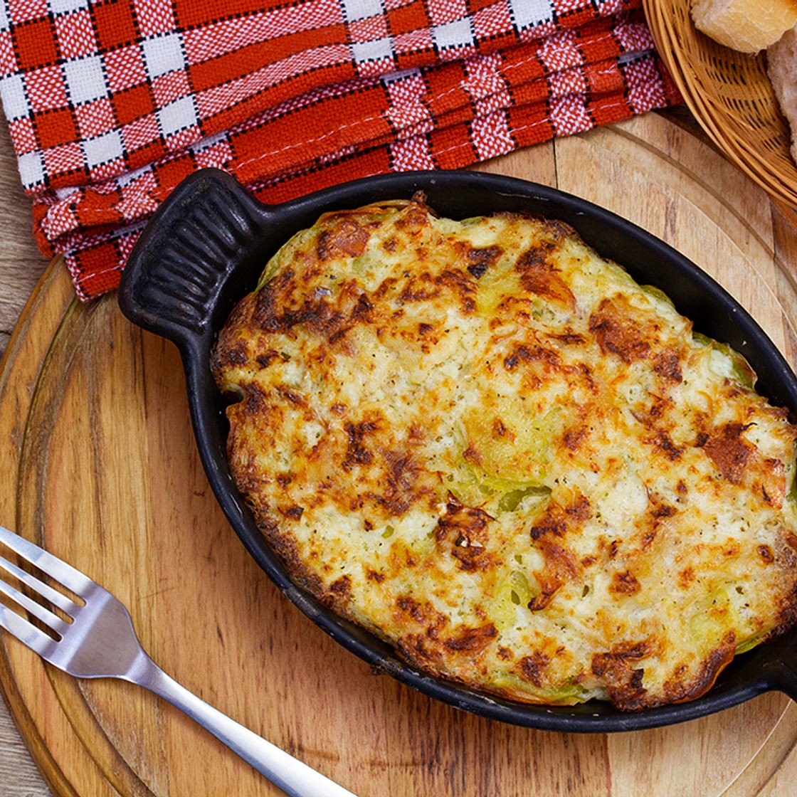 Smoked Haddock and Cheese Sauce Gratin
