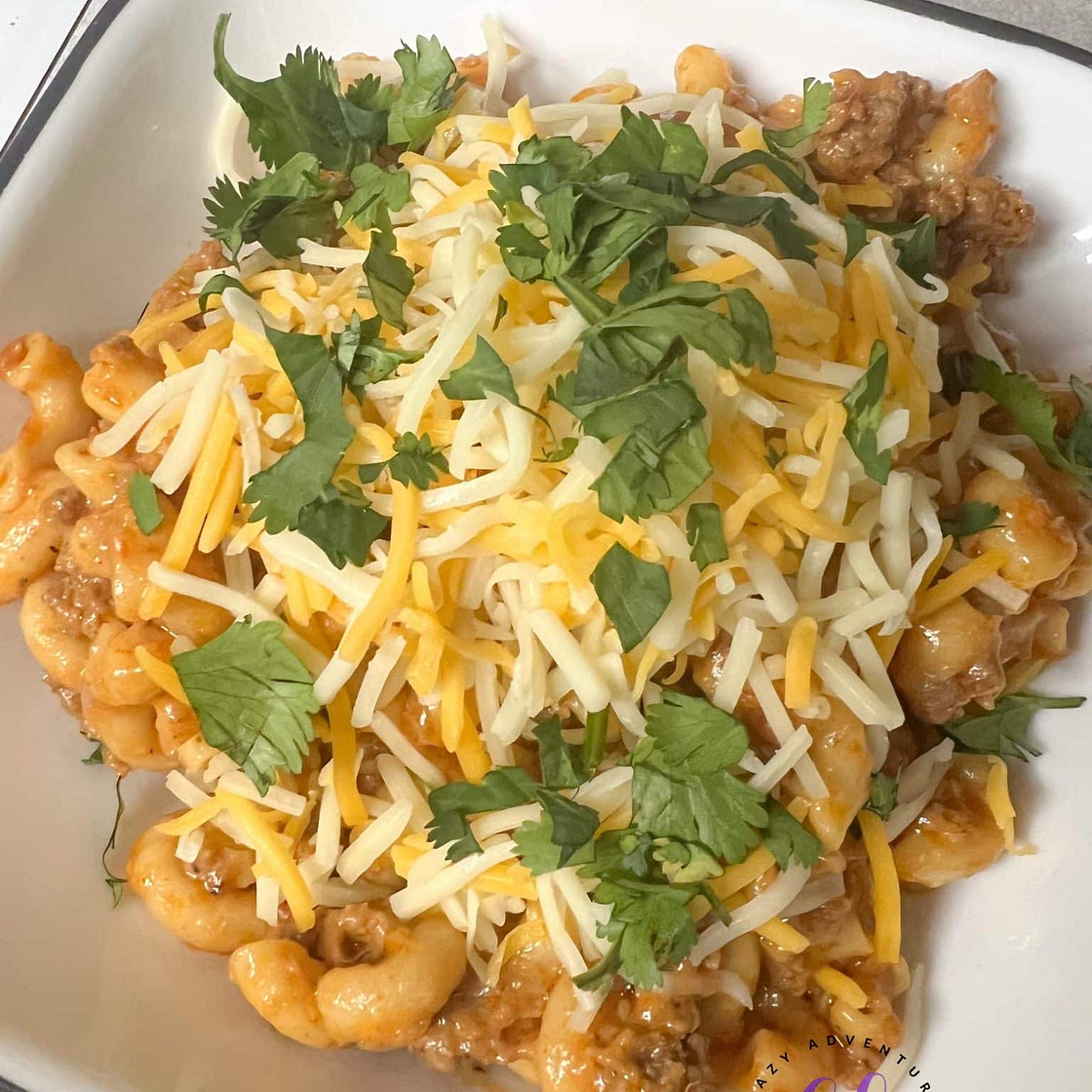 Easy Instant Pot Taco Macaroni with Doritos!