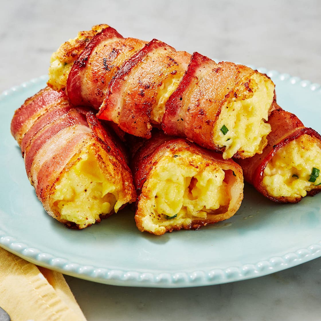 Bacon, Egg, and Cheese Roll-Ups