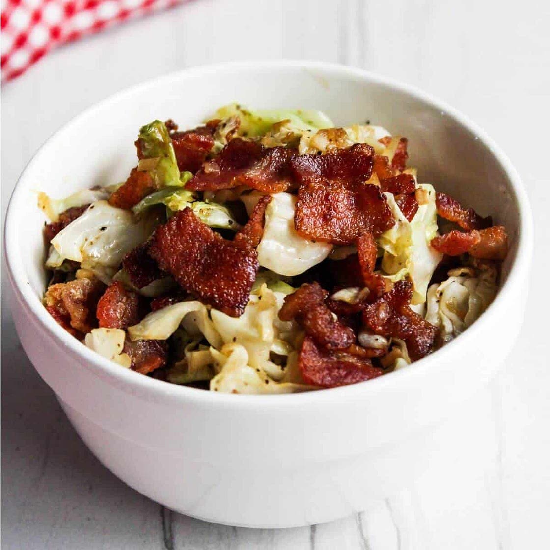 Southern Fried Cabbage with Bacon
