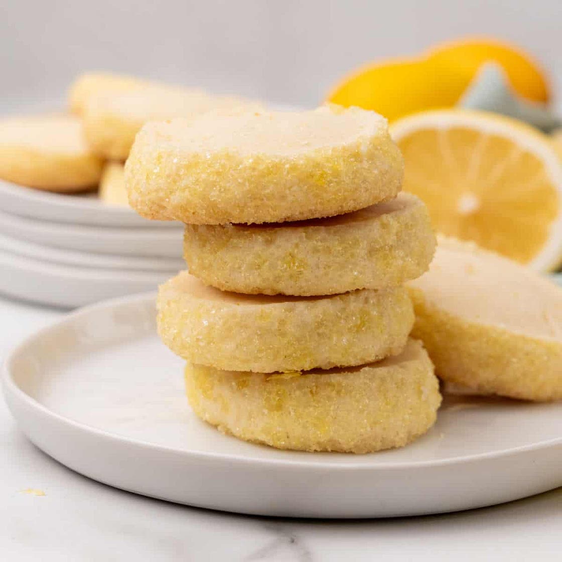 Easy Lemon Shortbread Cookies