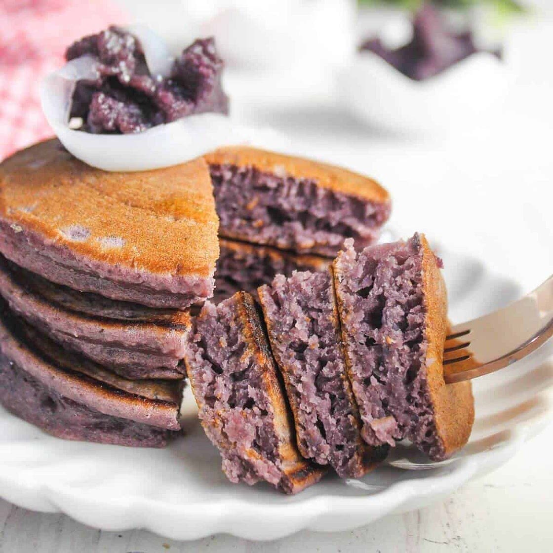 Ube Pancakes