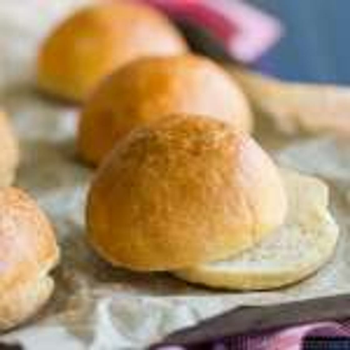 Soft Overnight Brioche Hamburger Buns