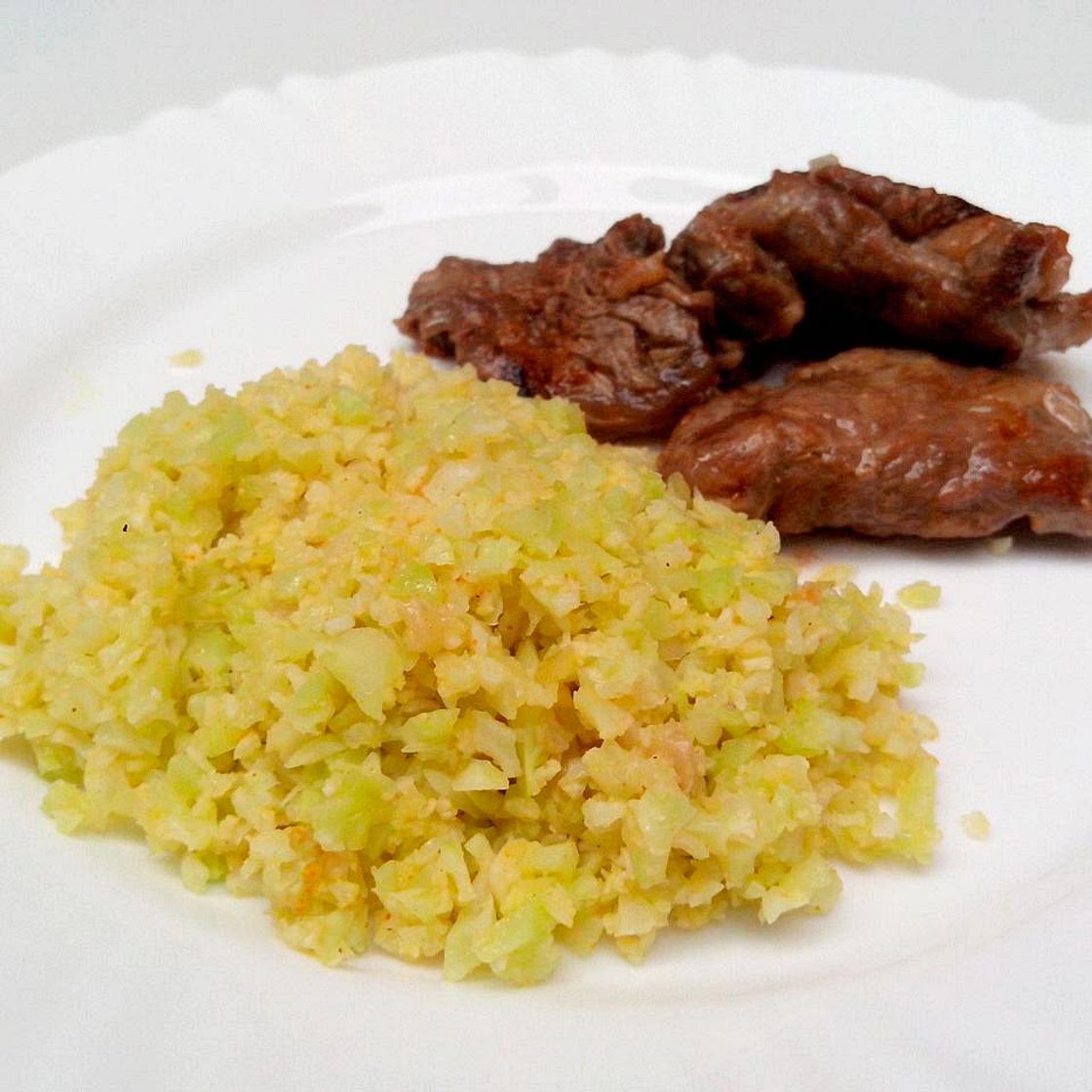 Receita de Arroz de couve flor (low carb)