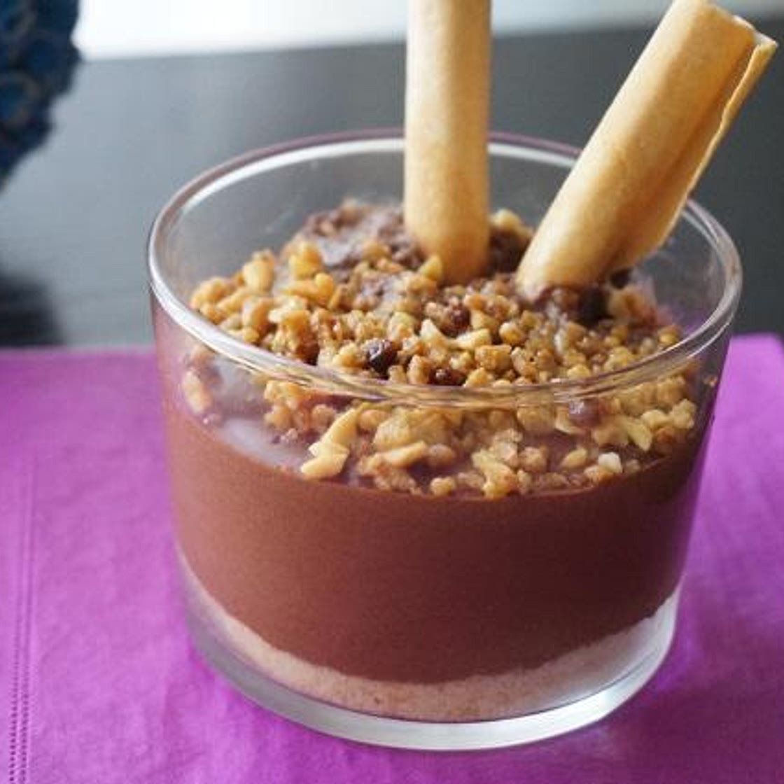 Receita de Mousse de chocolate de copinho para festa
