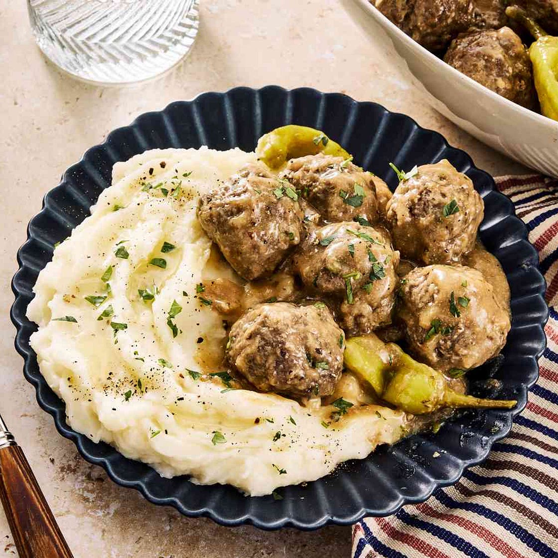 Slow-Cooker Mississippi Meatballs