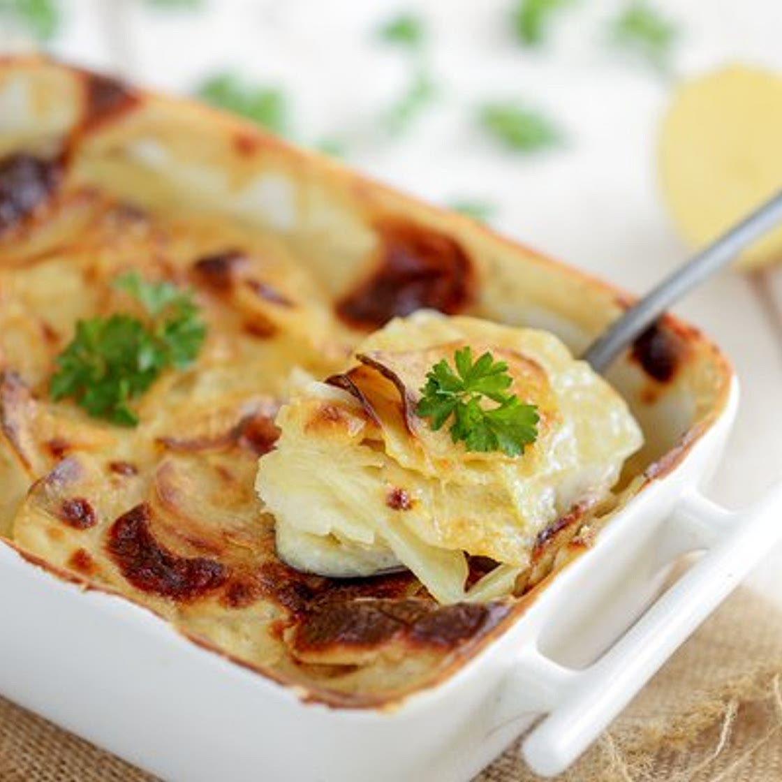 Creamy Potato Bake with Manchego Cheese & Jalapeños