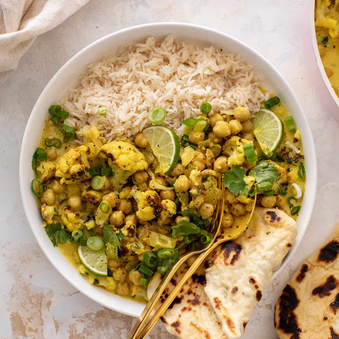 Cauliflower Chickpea Curry