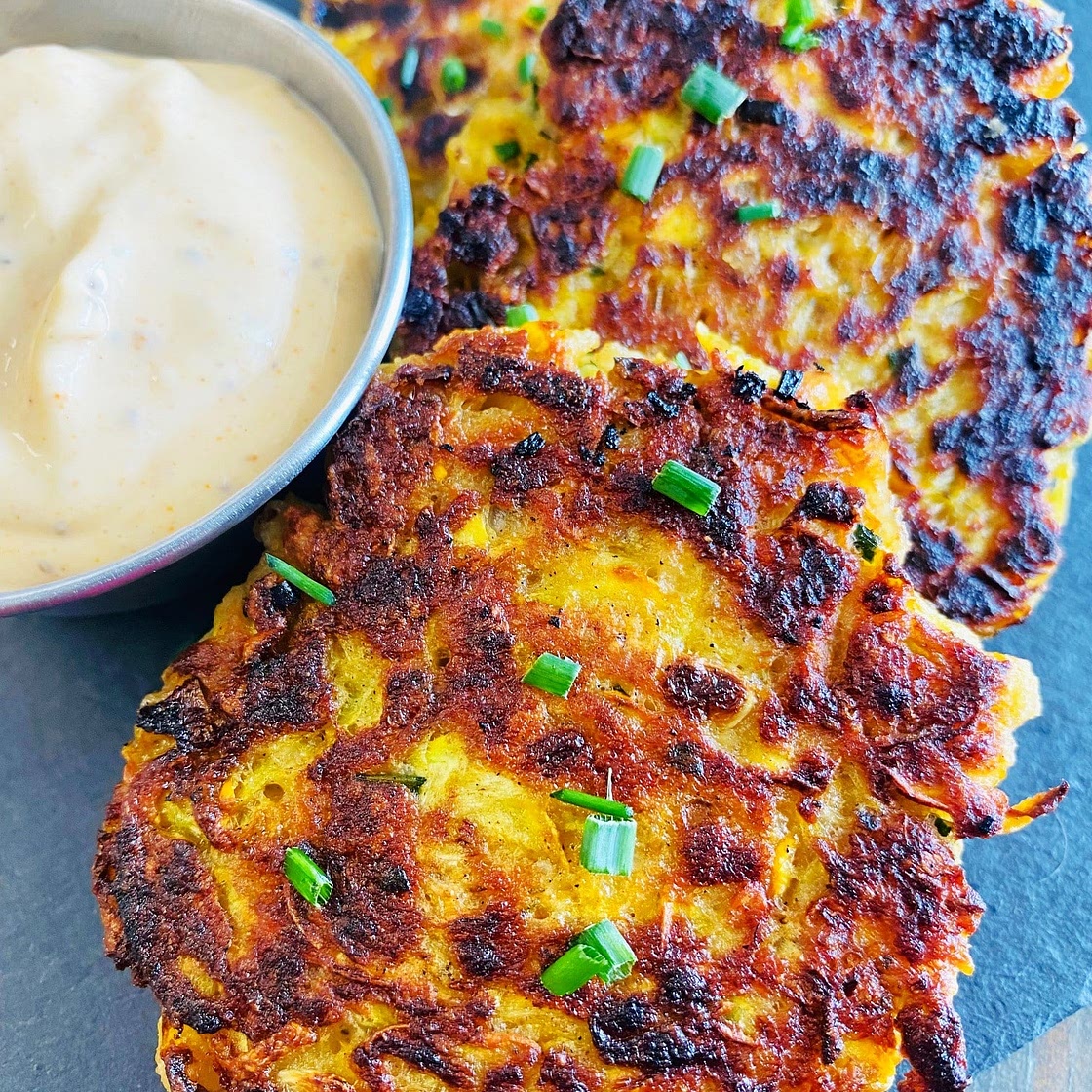 Blackstone Yellow Squash Fritters