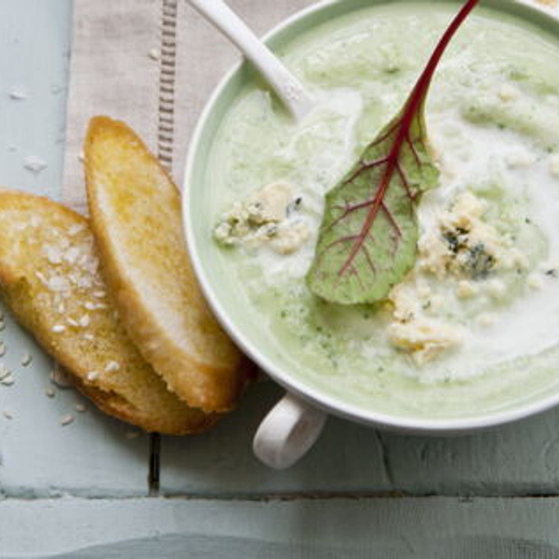 Velouté de brocoli au bleu
