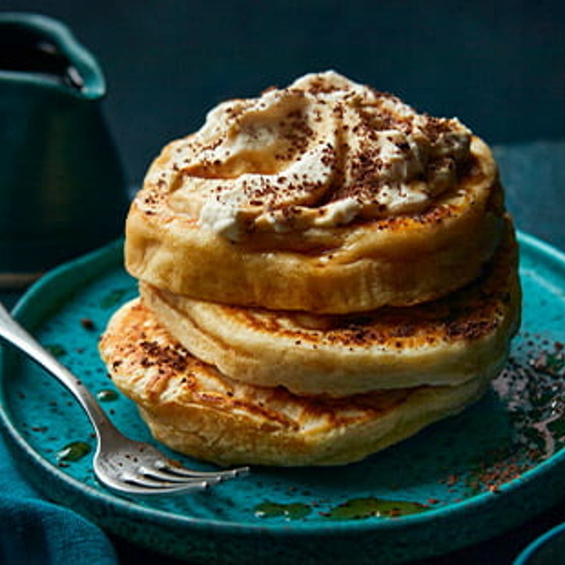 Espresso martini pancakes