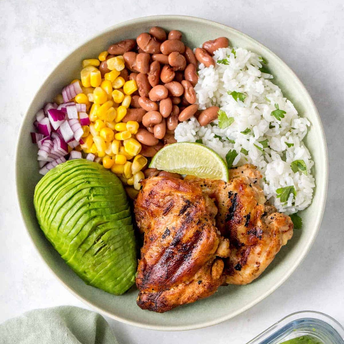 Cilantro Lime Chicken Bowls