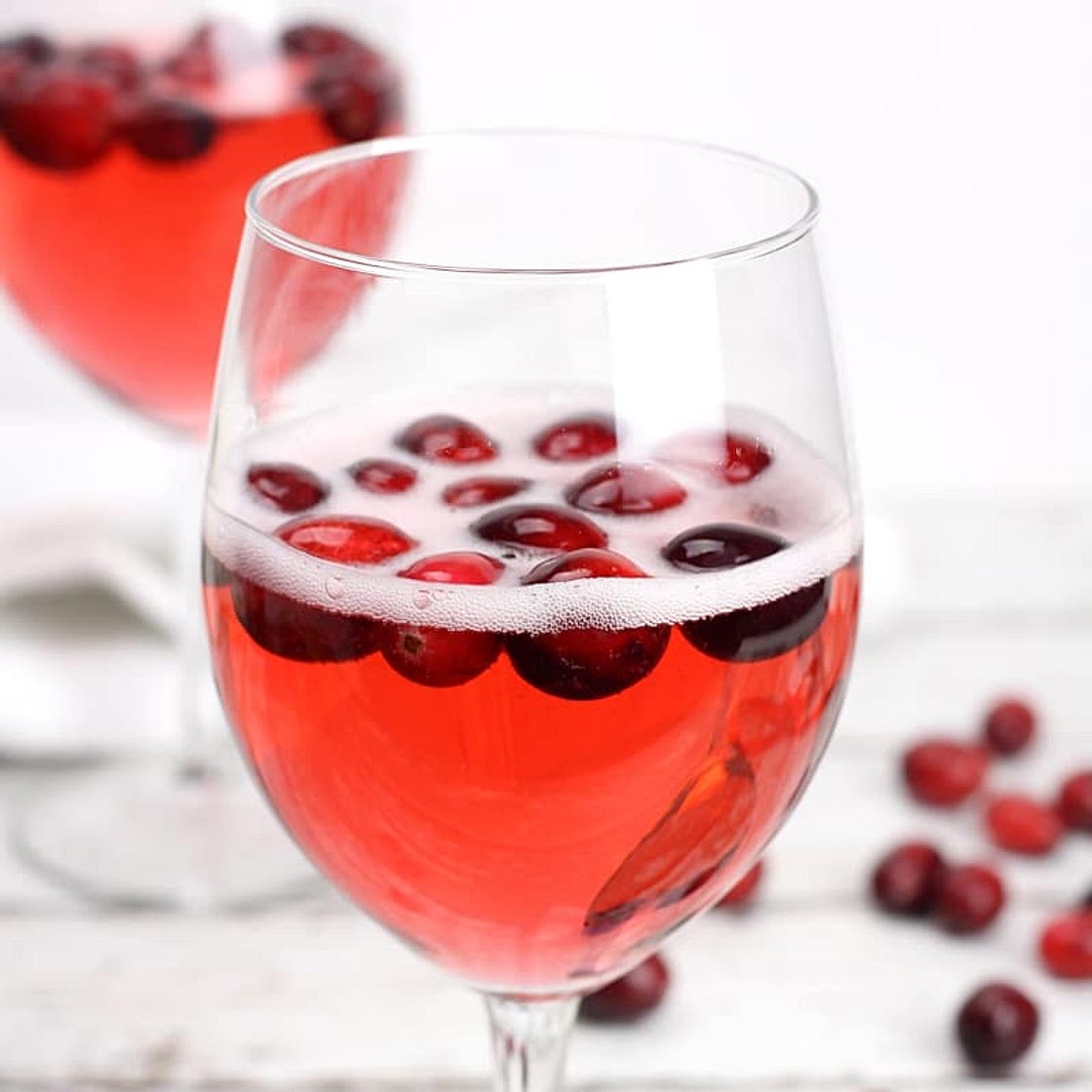 Cranberry Prosecco Punch