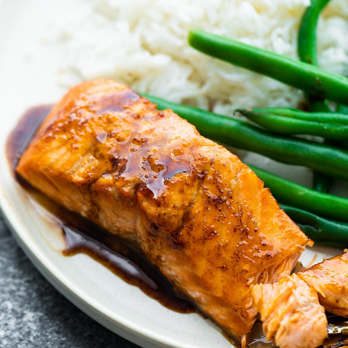Balsamic Salmon Marinade (3 ingredients!)