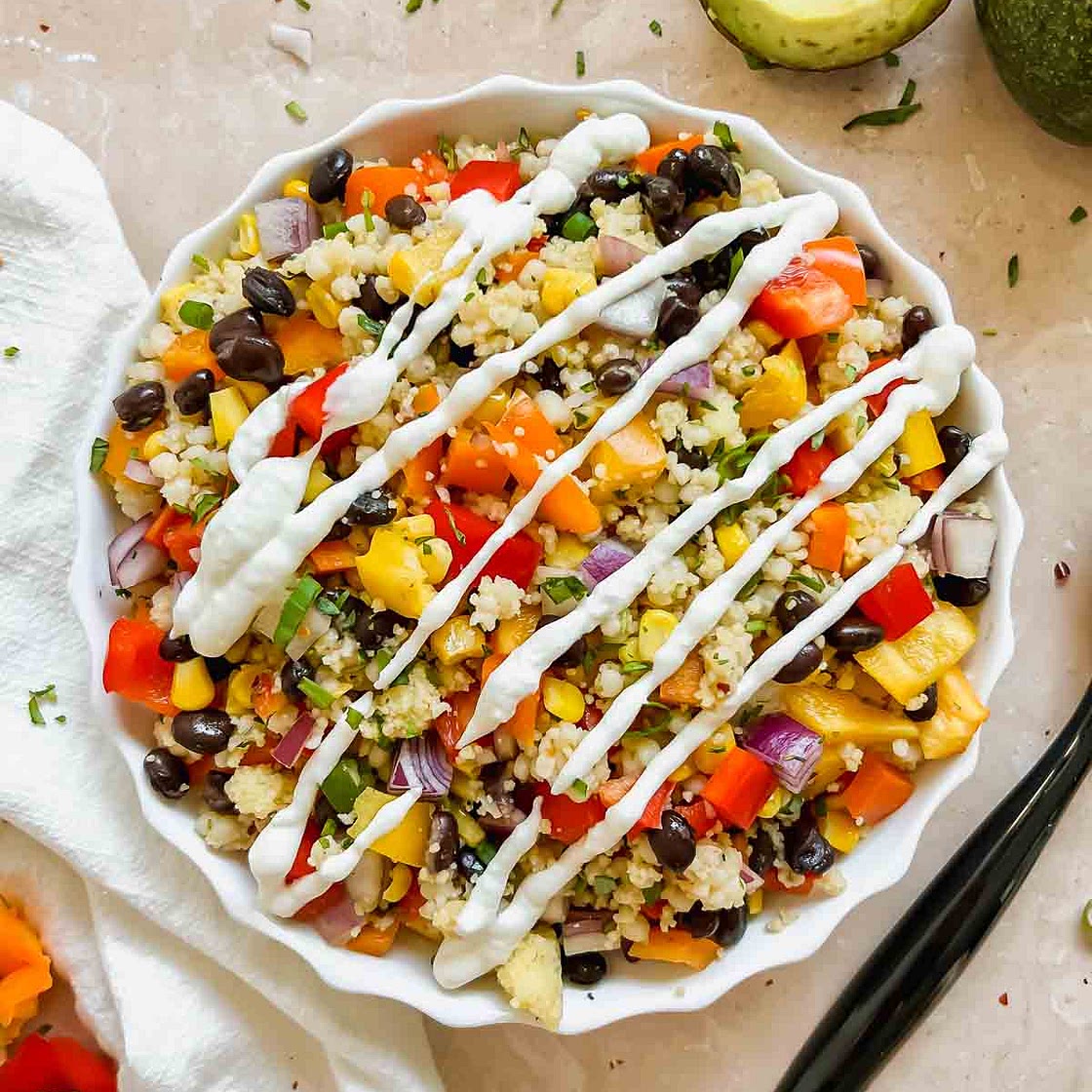 Black Bean Couscous Salad