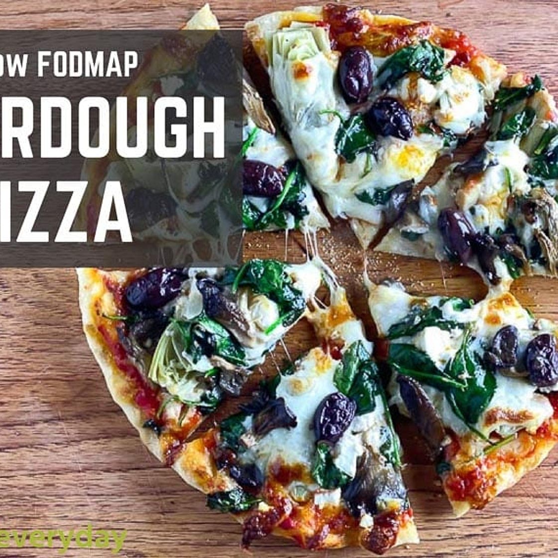Low FODMAP Sourdough Pizza