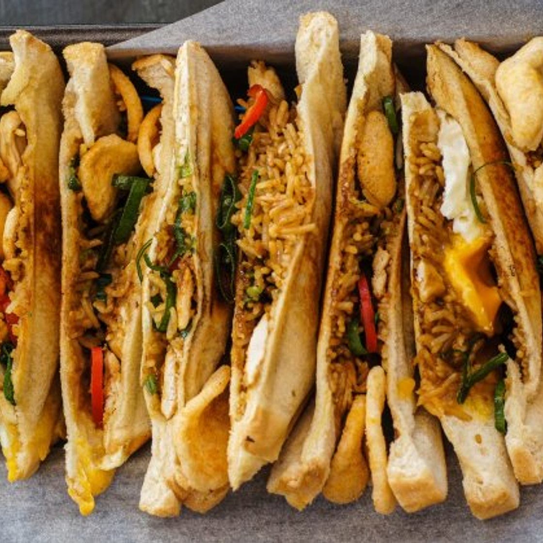 Nasi goreng jaffles