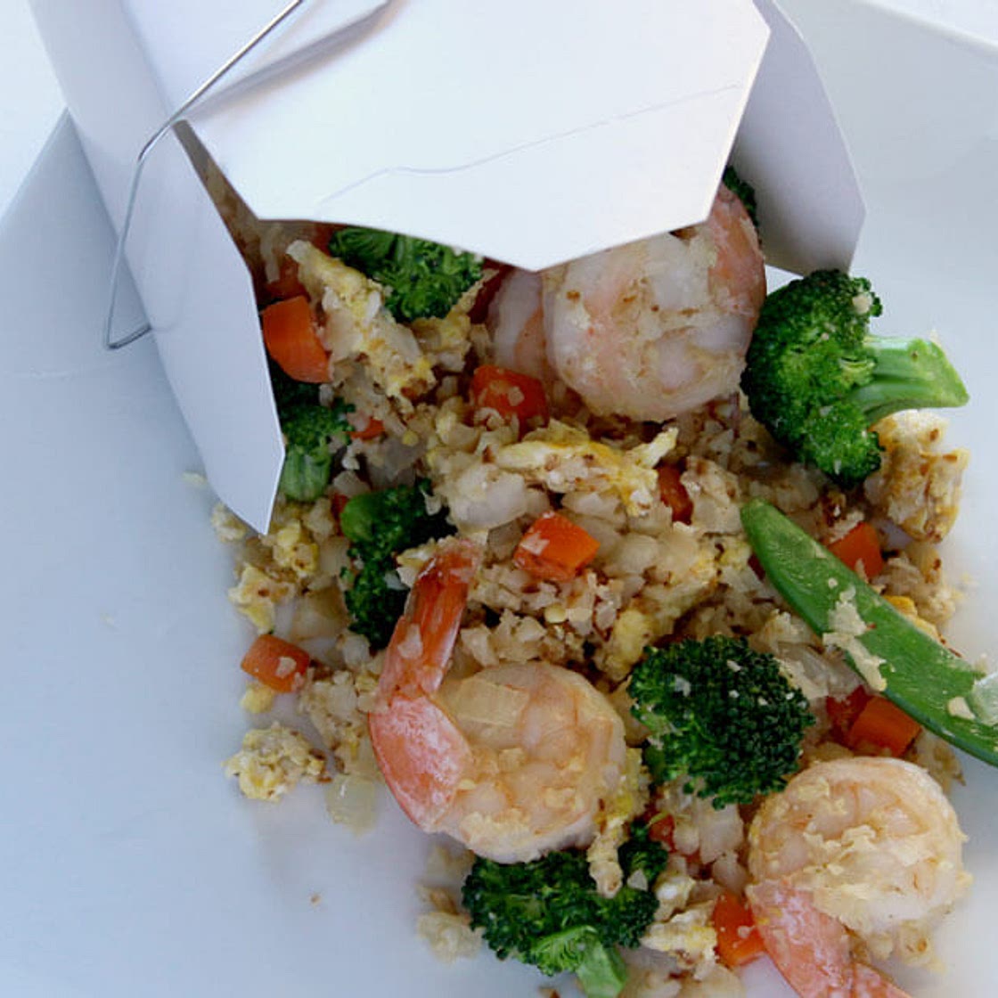 Cauliflower Shrimp 'Fried Rice'