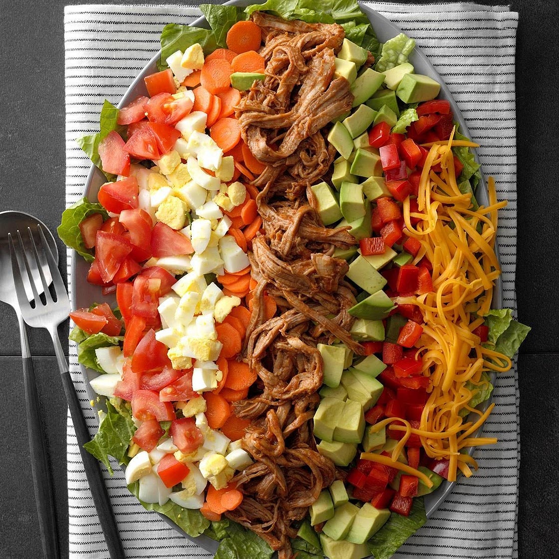 Barbecue Pork Cobb Salad