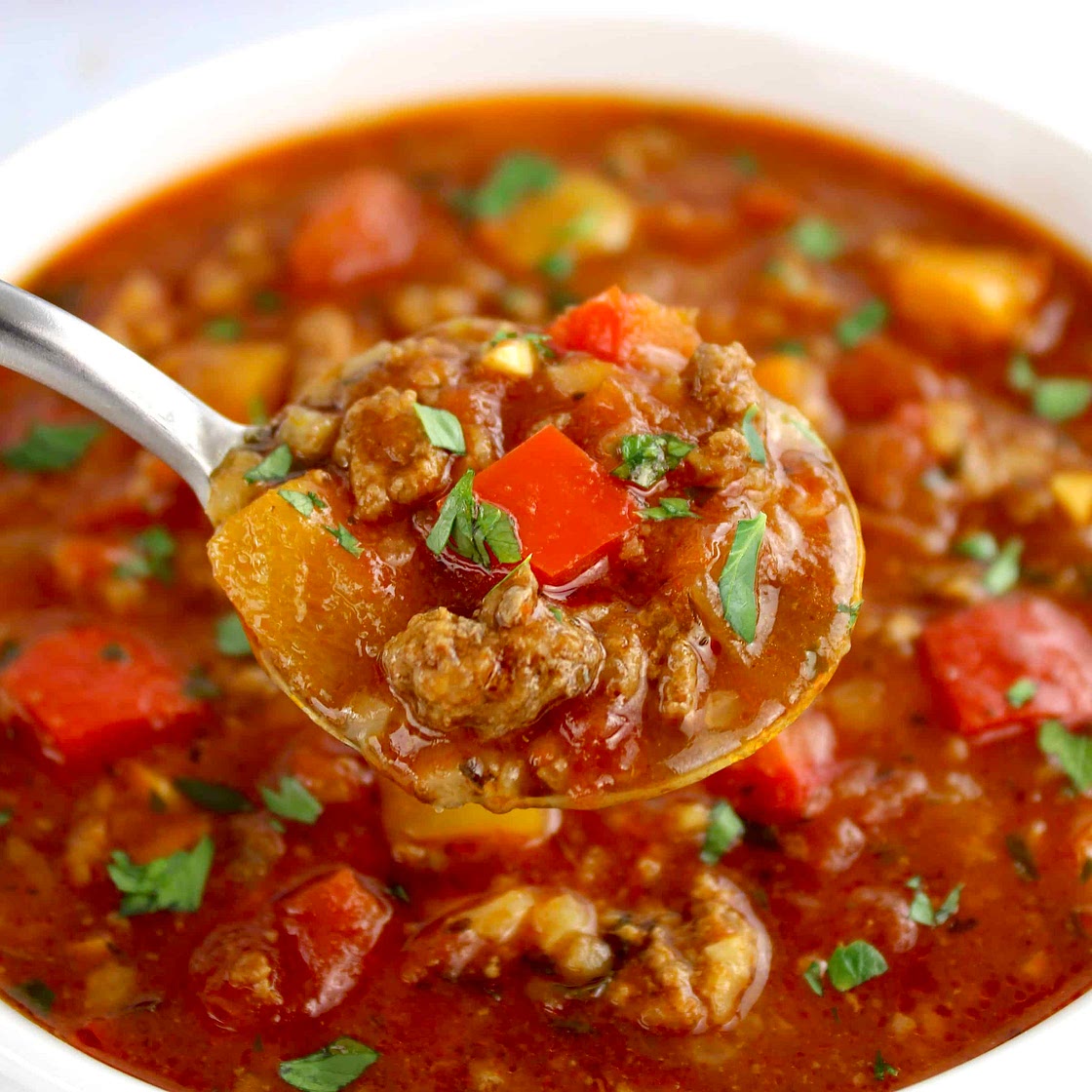 Stuffed Pepper Soup