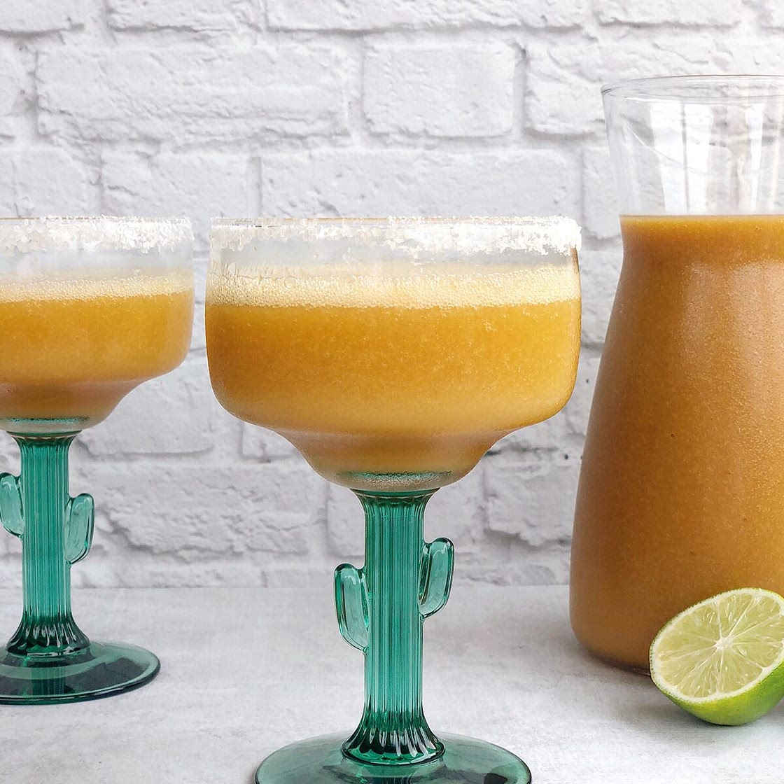 Fresh Peach Margaritas