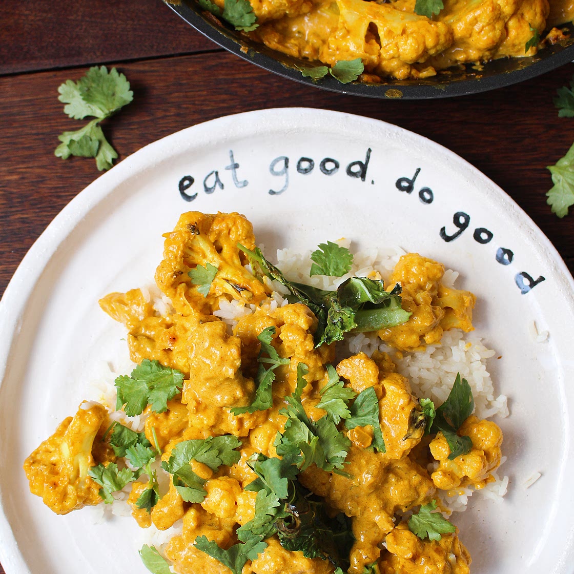 Curried Coconut Butter Cauliflower