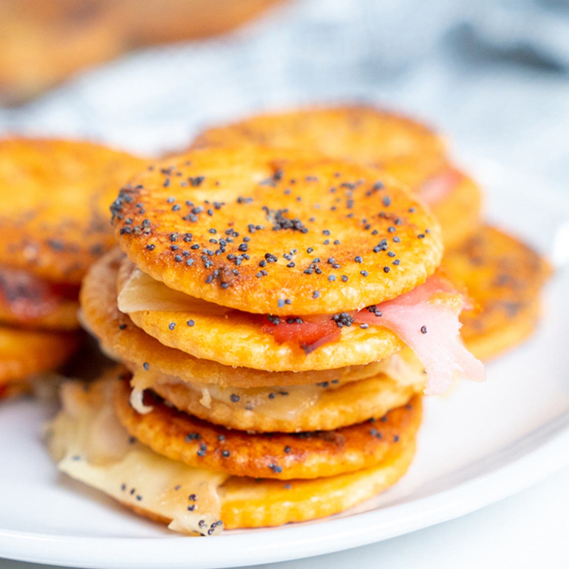 Ritz Cracker Party Sandwiches