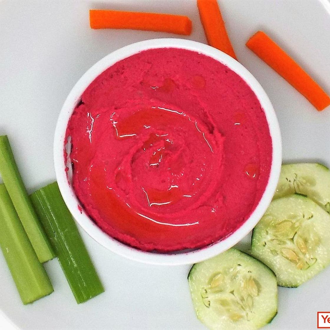 Roasted Beet and Garlic Hummus